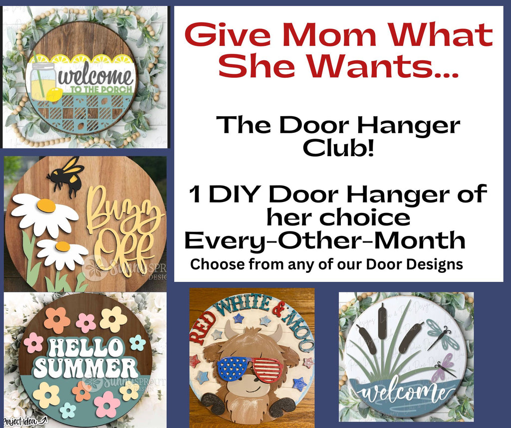 Bi-Monthly Bare Door Hanger Club: Open for New Members