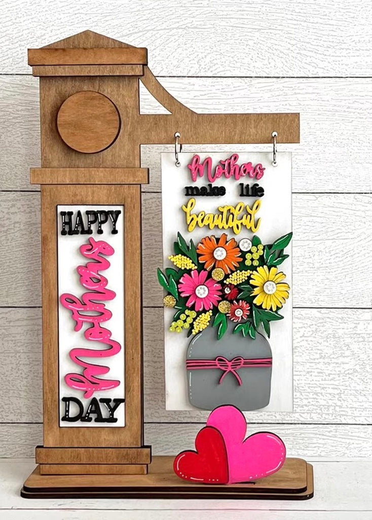3D Mother's Day DIY Wood Insert Kit for the Arm Stand: Insert Only