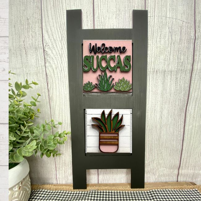 succulent plant ladder Succulent Tile Kit for the Ladder: Insert Only