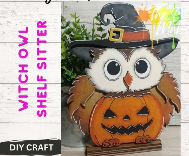 Witchy Owl Self Sitter