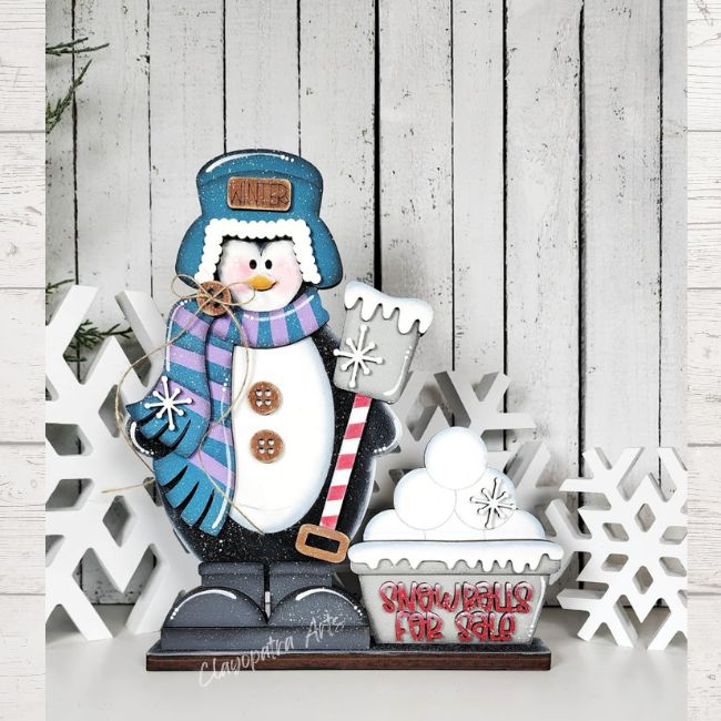 Penguin and Snowballs Shelfsitter Craft Kit
