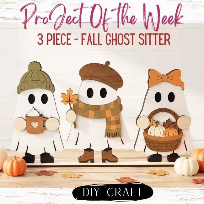 3-Piece Fall Ghost Shelf Sitter Set