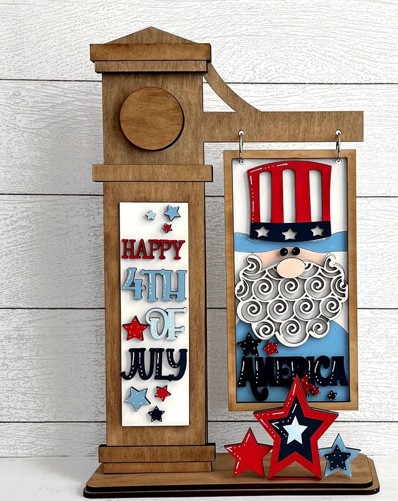 Happy 4th of July DIY Wood Insert Kit for the Arm Stand: Insert Only