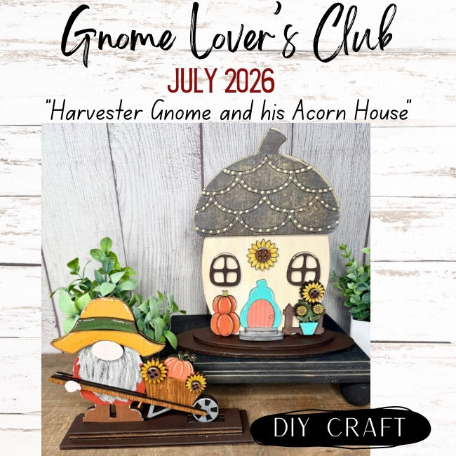 Gnome Lovers DIY Craft Club Bi-Monthly: Now Open for New Members