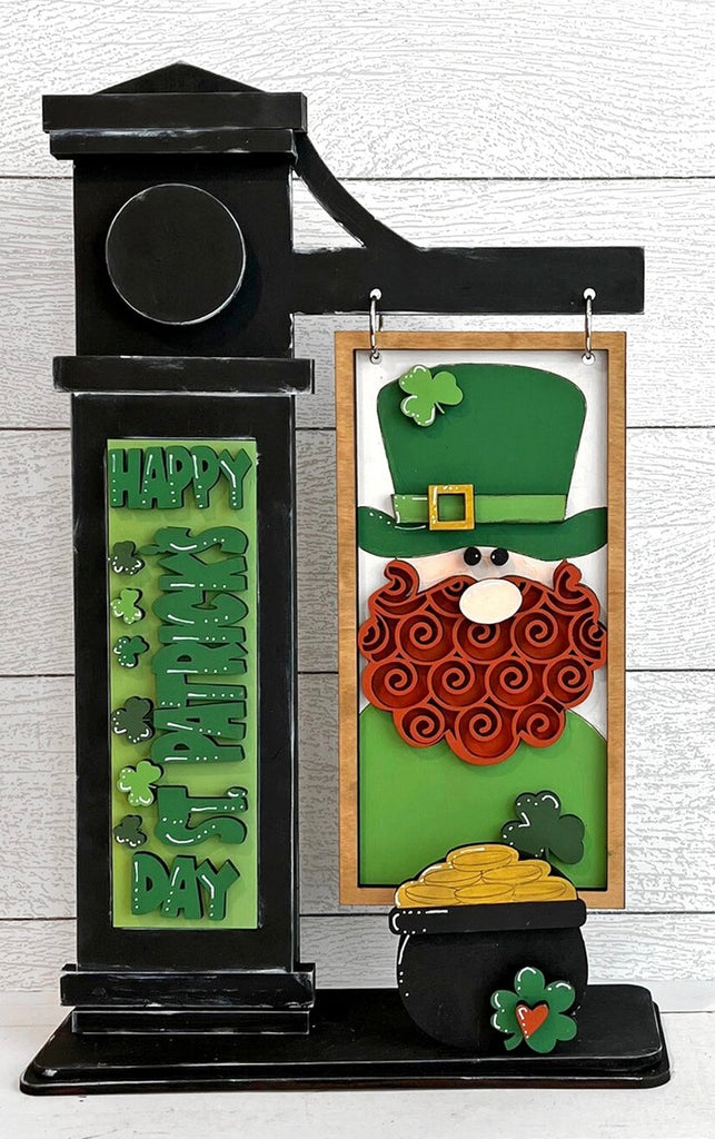 Happy St. Pattys Day Wood Insert Kit for the Arm Stand: Insert Only