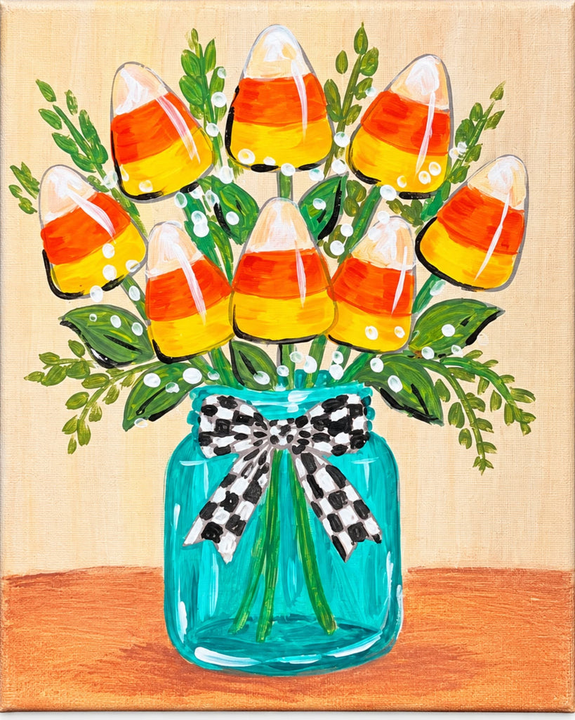 Bouquet of Candy Corn Paint Kit