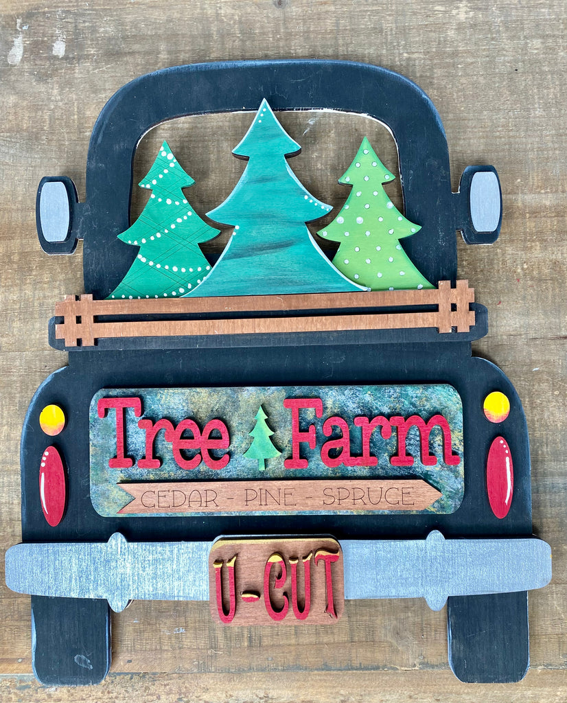 DiY Tree Farm Insert for the Double Sided Truck or Bread Board