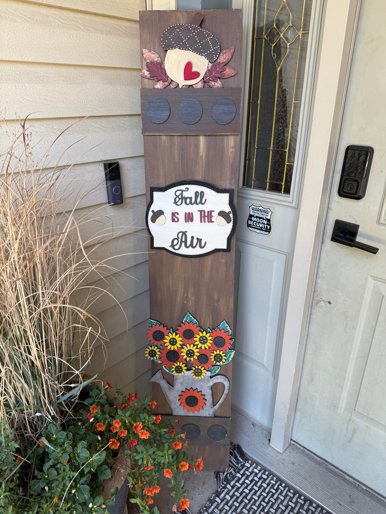 Fall Is In The Air Interchangeable Porch Leaner Kit ***3D Kit only***
