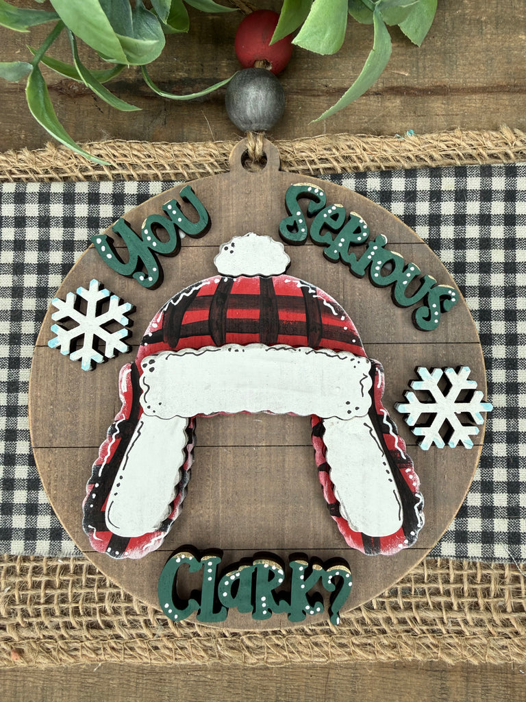 Christmas Vacation You Serious Clark Farmhouse  Ornament DIY Craft Kit