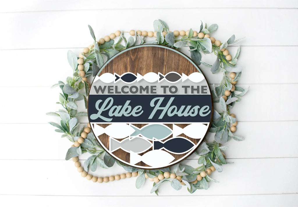 Welcome to the Lake House DIY Hanger Blank
