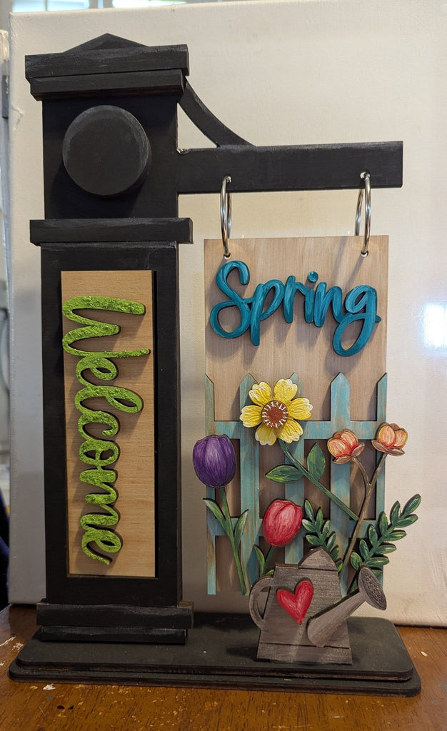 Welcome Spring Insert 3D Welcome Spring KIY Wood Insert Kit for the Arm Stand: Insert Only ...