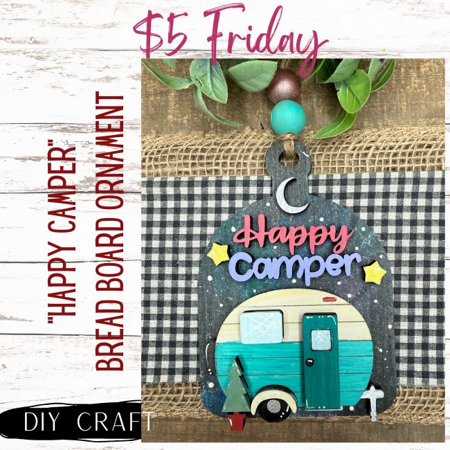 Happy Camper Summer Ornament