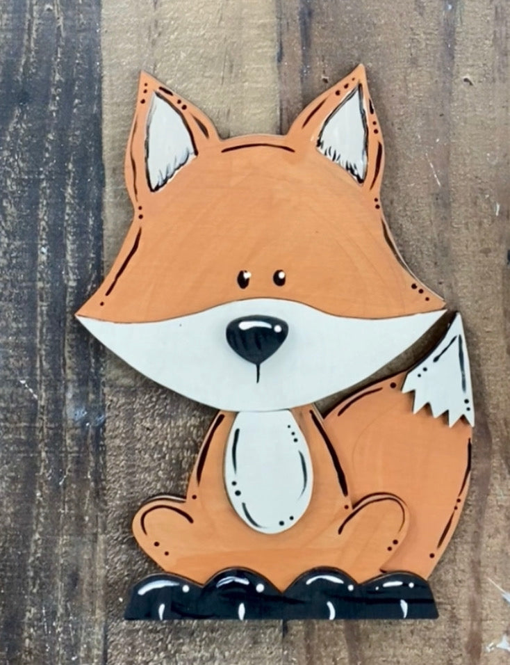 Wood Multi -Layered Fox DIY Project