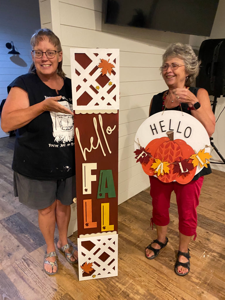 Hello Fall DIY Porch Leaner Kit ***3D Kit only*** – Clayopatra Arts