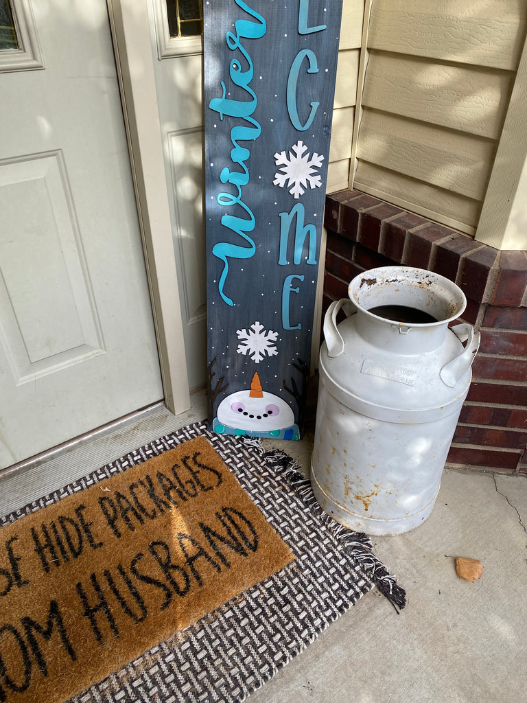 DIY Winter Welcome Porch Leaner Kit ***3D Kit only*** – Clayopatra
