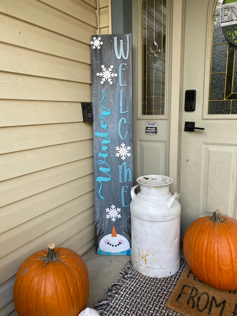 DIY Winter Welcome Porch Leaner Kit ***3D Kit only*** – Clayopatra