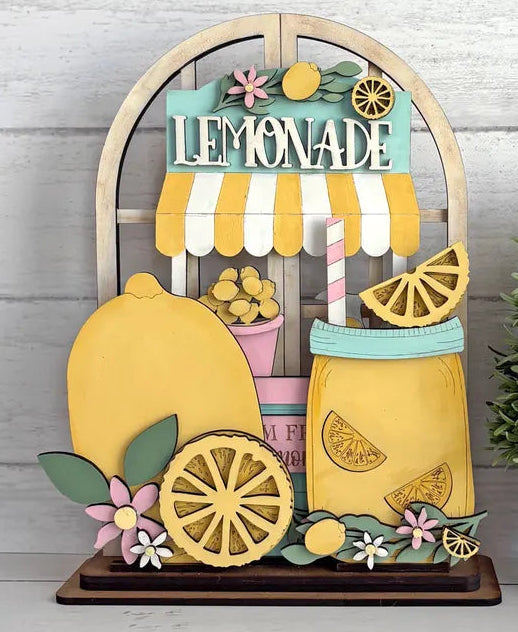 Lemonade Stand Insert For Window Shelf Sitter  DIY Wood Insert Kit: Insert Only