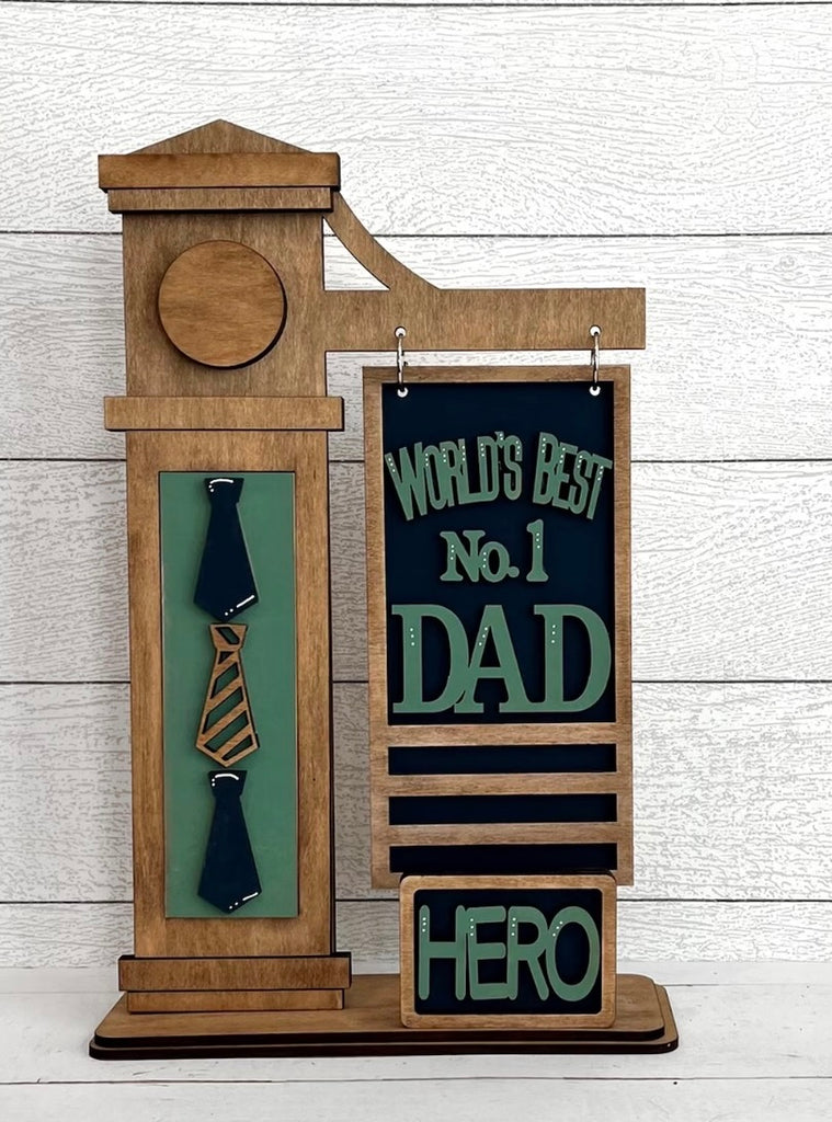 3D Father's Day DIY Wood Insert Kit for the Arm Stand: Insert Only