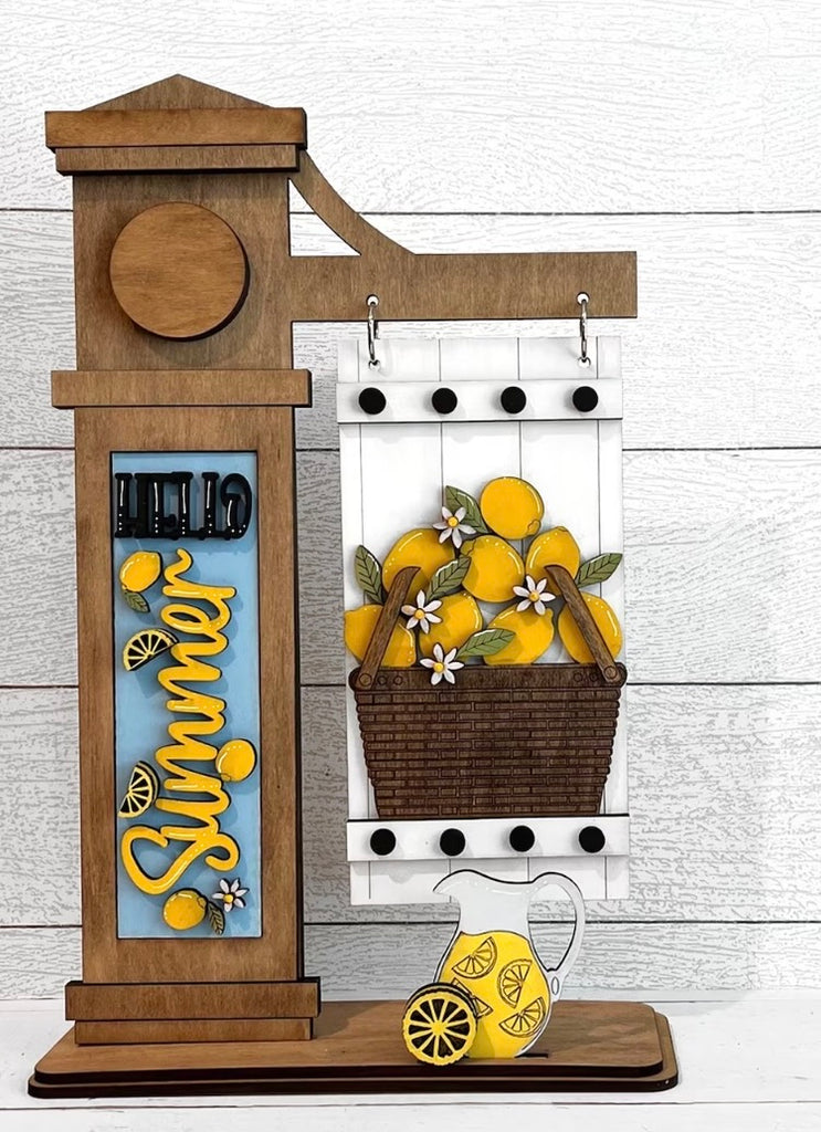 3D Summer Lemonade DIY Wood Insert Kit for the Arm Stand: Insert Only