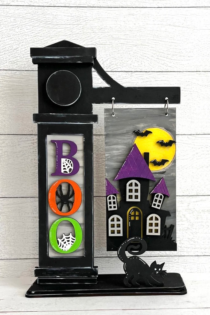 Boo Halloween 3D DIY Wood Insert Kit for the Arm Stand: Insert Only