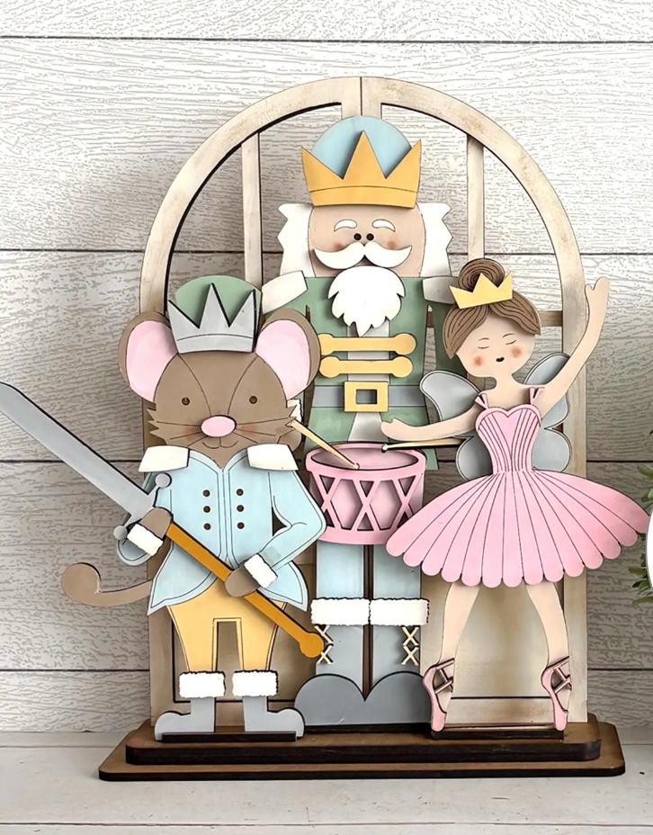 Nutcracker Insert For Window Shelf Sitter  DIY Wood Insert Kit: Insert Only