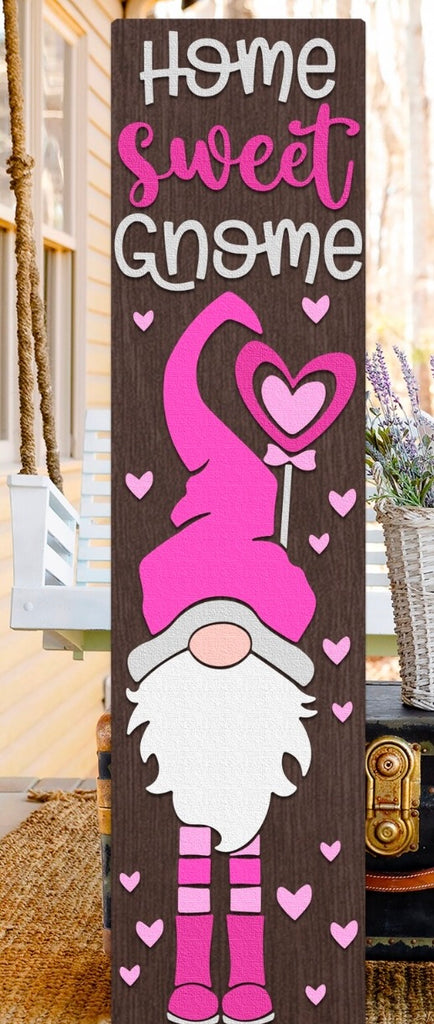 DIY Valentine Gnome Home Sweet Home Porch Leaner Kit ***3D Kit only***