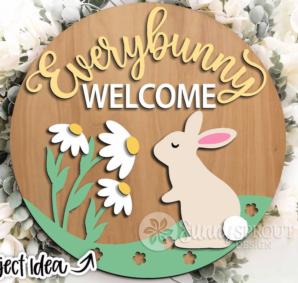 Every Bunny Welcome With Daisy: 12 or 18"