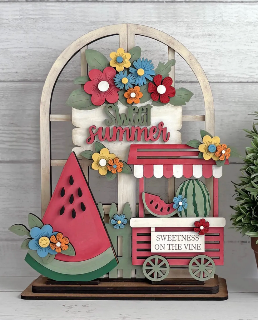 Watermelon Stand Insert For Window Shelf Sitter  DIY Wood Insert Kit: Insert Only