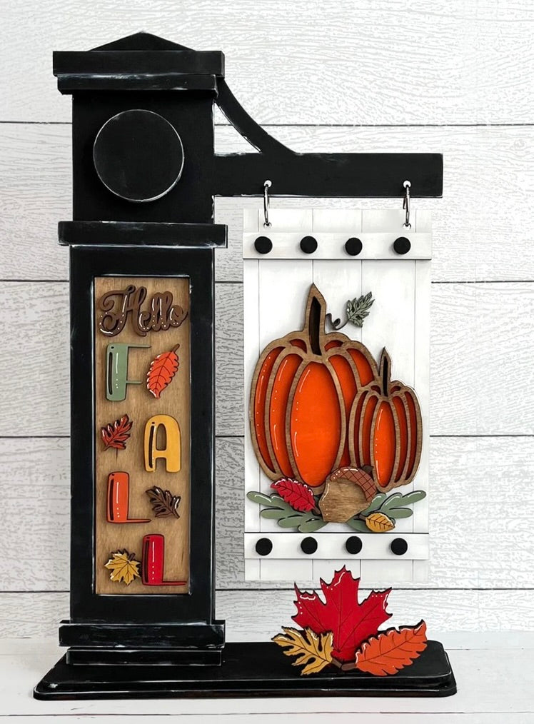 Fall Pumpkin Wood Insert Kit for the Arm Stand