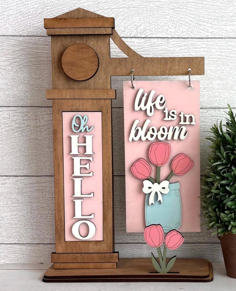 Life is in bloom  DIY Wood Insert Kit for the Arm Stand: Insert Only