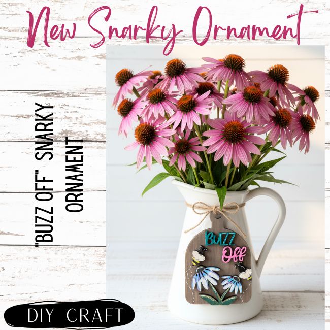 Buzz Off Bee Snarky Anytime Ornament