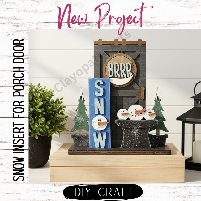 Snow Insert for the Porch Door Stand: Insert Only