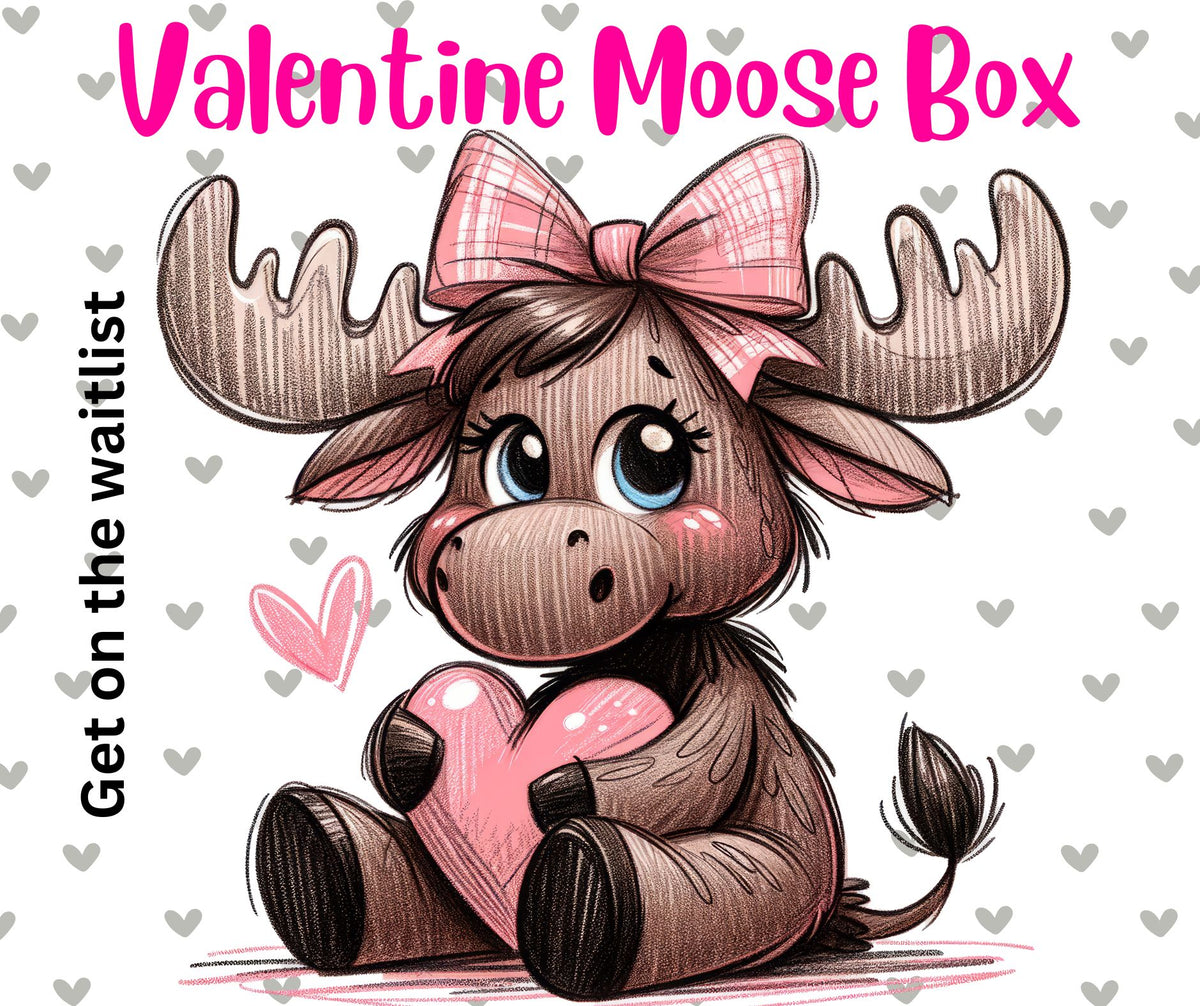 Seasonal DIY Valentine Moose Craft Box 2025: SOLD OUT – Clayopatra Arts