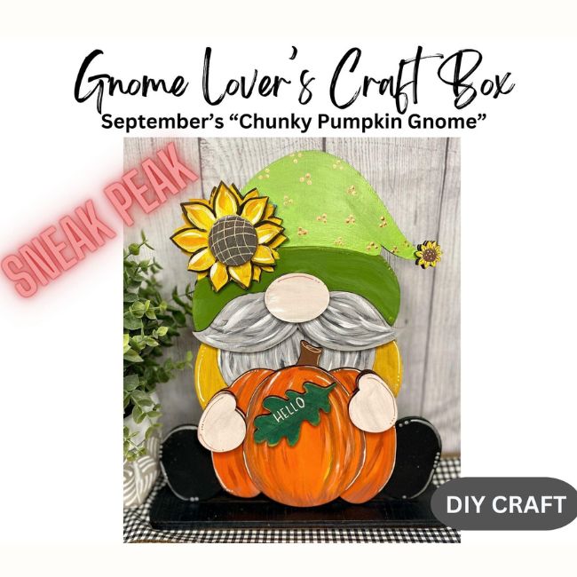 Gnome Lovers DIY Craft Box Bi-Monthly:  Sold Out