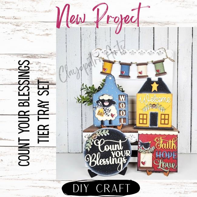 Count Your Blessings Tier Tray Craft Kit