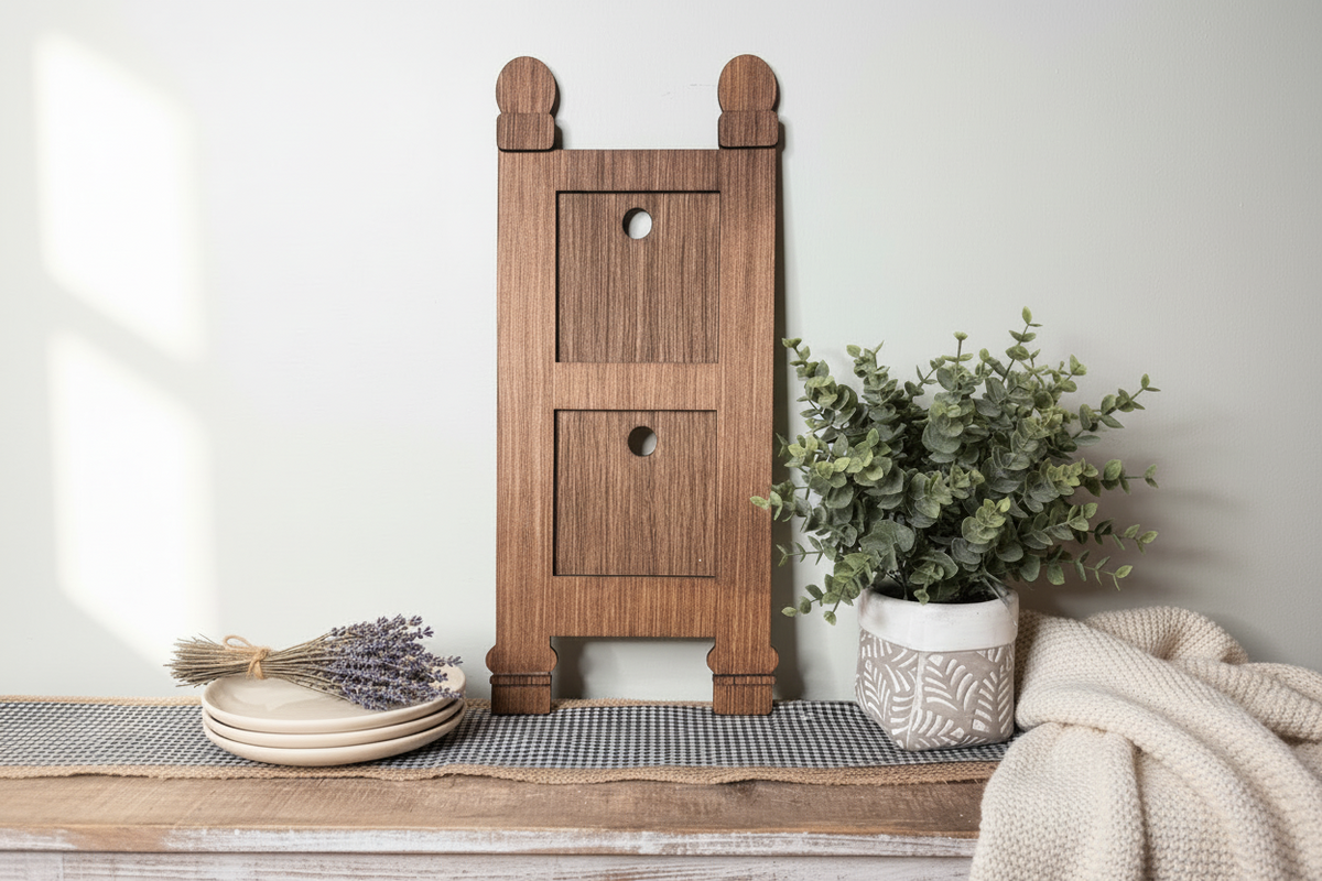 Decorative Ladder Leaner Counter Top Interchangeable Decor DIY Starter ...