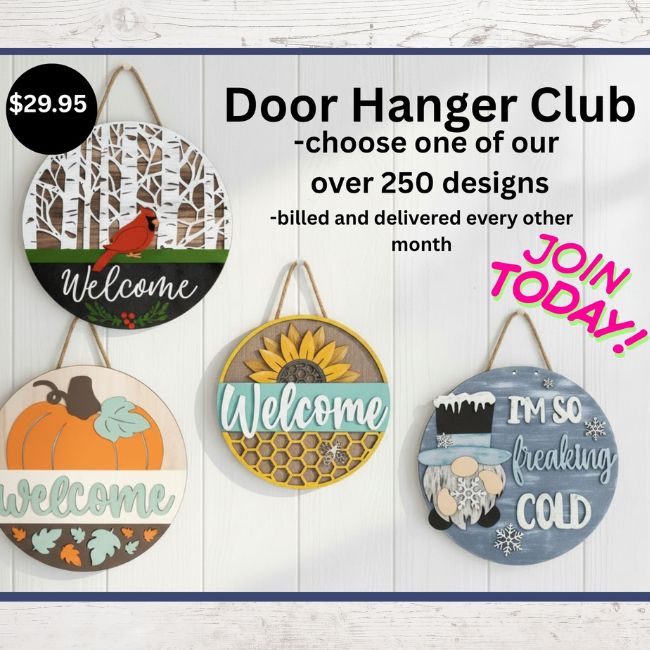 Bi-Monthly Bare Door Hanger Club: Open for New Members