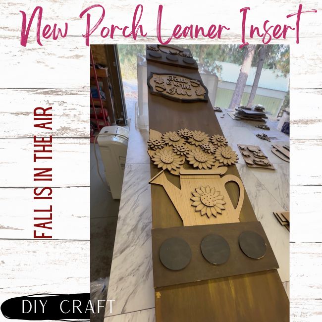 Fall Is In The Air Interchangeable Porch Leaner Kit ***3D Kit only***