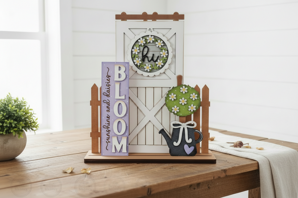 Porch Door Spring Bloom Insert: Insert Only