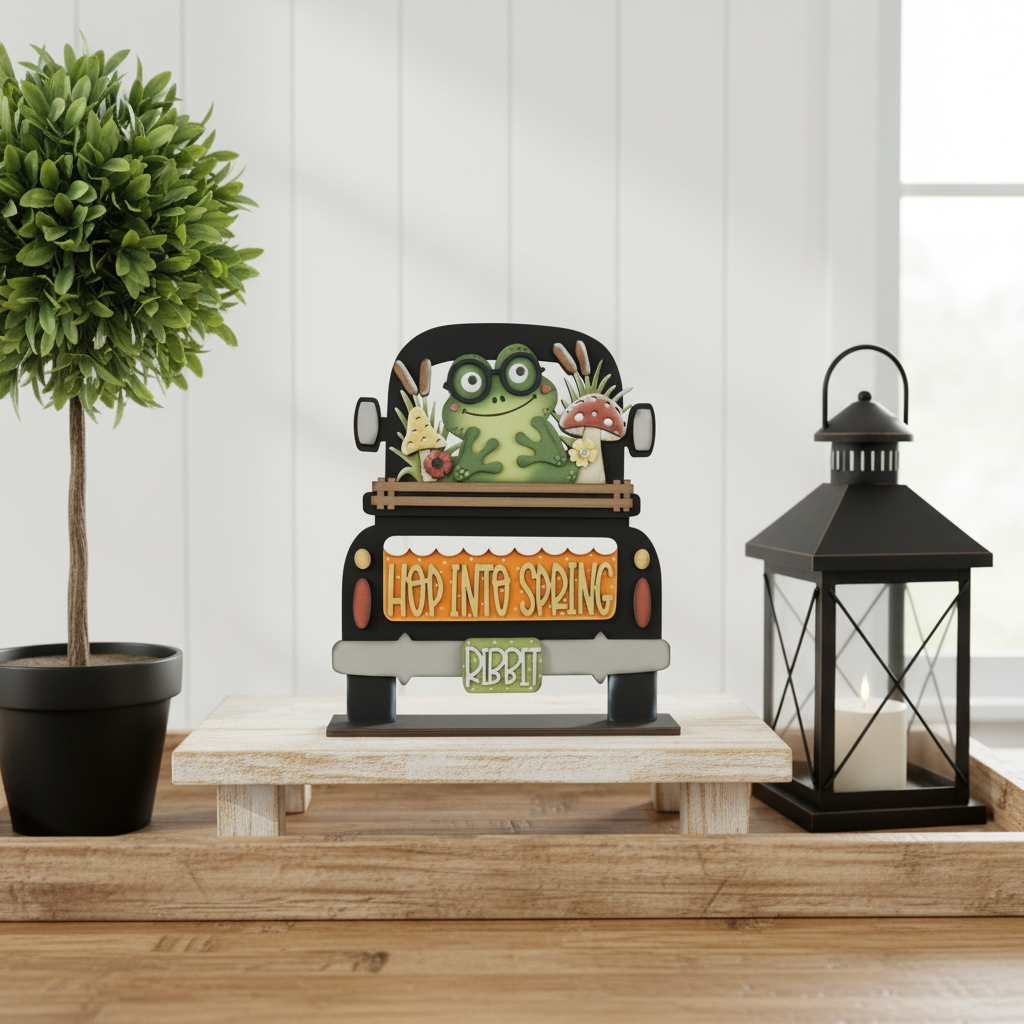 Hop Into Spring Frog Gingerbread Lifestyle
