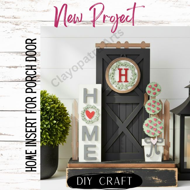 Home Insert for the Porch Door Stand: Insert Only