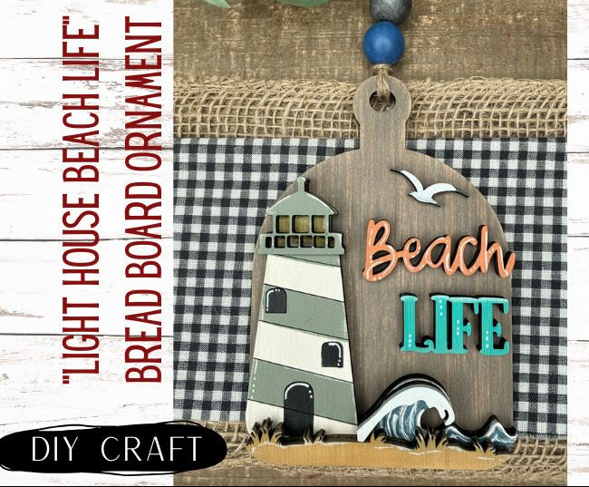 Light House Beach Life Anytime Ornament