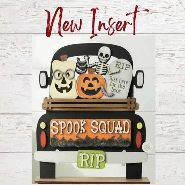Spook Squad Halloween Wood DIY Truck Insert Craft Kit