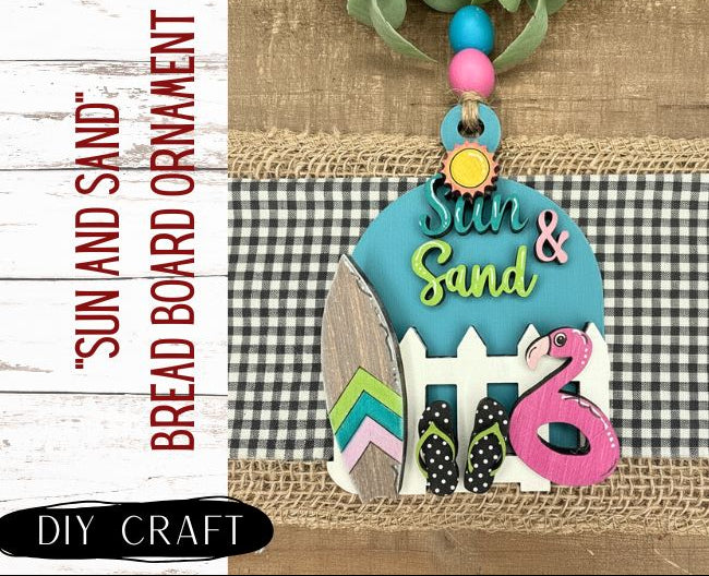 Sun and Sand  Summer Ornament